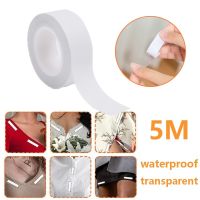 5M Clothes Body Tape Double Sided Tape  Adhesive Sticker Transparent Anti-Exposure Adhesive Sticker Strip for Dress Shirt Sling Adhesives  Tape