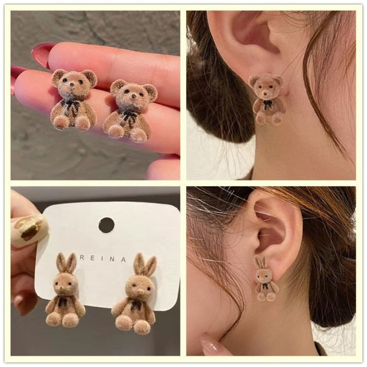 yf-new-designe-flocking-stud-earrings-for-korean-fashion-earring-jewelryth