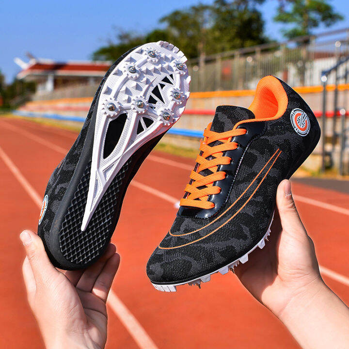 Authentic running spikes track and field sprint test for men and women