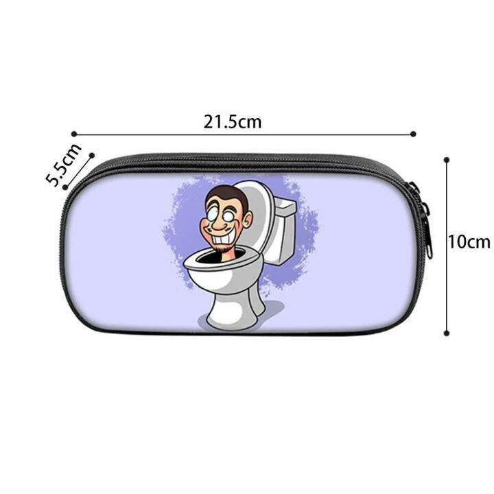 summit-การพิมพ์ลาย-กระเป๋าใส่ดินสอ-ห้องสุขา-skibidi-กล้องตากล้อง-กล่องปากกาห้องน้ำ-skibidi-การ์ตูนลายการ์ตูน-ชั้นเดียวเป็นชั้น-กระเป๋าใส่เครื่องเขียน-เด็กๆเด็กๆ