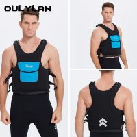 Oulylan Vest Front Pocket Fishing Neoprene Life Jacket Portable  Buoyancy Surfing Vest Surfing Sail Swimming Life Vest  Life Jackets