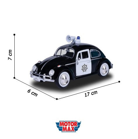 โมเดลรถ-motor-max-no-79578-1-24-classic-van-car-model-1966-volkswagen-โมเดล-รถโฟล์กเต่า-บีเทิลรถตำรวจคลาสสิค-จำลองเหมือนจริง-ผลิตจากโลหะผสม-diecast-model