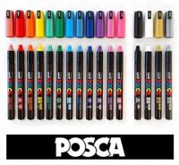 UNI POSCA PC-3M PC-5M ปากกามาร์คเกอร์ ปากกากันน้ำ ปากกาเขียน