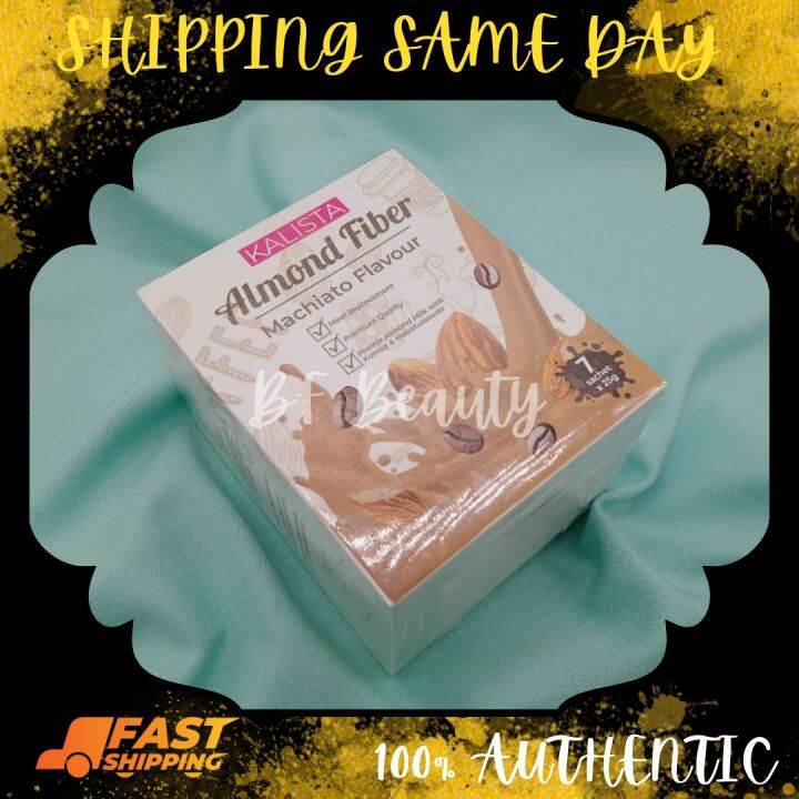 KALISTA ALMOND FIBER MACHIATO FLAVOR // 7 SACHETS PER BOX Lazada