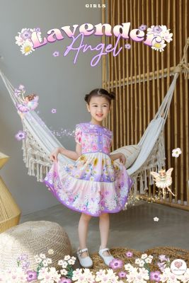 Lavender Angel dress BABYGIRLS เดรสทรงปล่อยใส่ง่าย รุ่น Best Seller น่ารักมากๆ