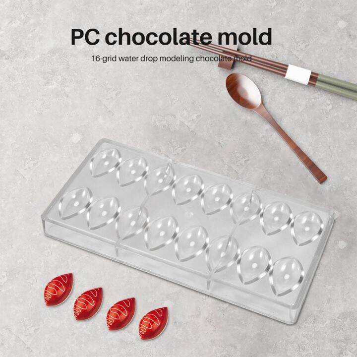 lotus-shape-pc-polycarbonate-chocolate-mold-3d-food-chocolate-mould-kitchen-tools-baking-mold-tools