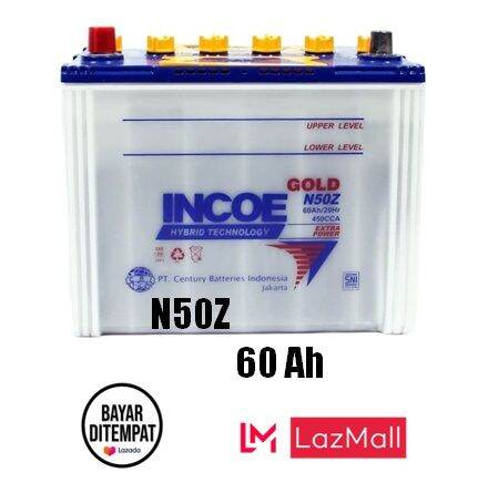 Aki mobil Aki Basah Incoe Gold Hybrid N50Z 12 Volt 60 Ampere mobil