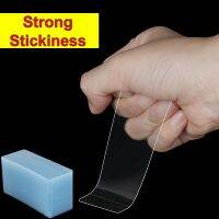 ❁ 60Pcs Reusable Transparent Tape Nano Double-sided Pvc Adhesive Stickers Waterproof Non-slip Non-marking Fixed Wall Stickers