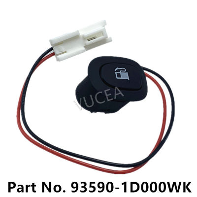 Genuine Fuel filler tank cover opening switch button For Kia Carens 2007-2013 Fuel Gas Door Switch 93590-1D000 93590-1D000WK