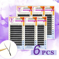 Beauty Price Y Shape Eyelashes Volume Fans 6 Trays Eyelashes 0.07 C D 8-15 Mix Cilios Y Shapes Lash Natural Soft Premade Fans