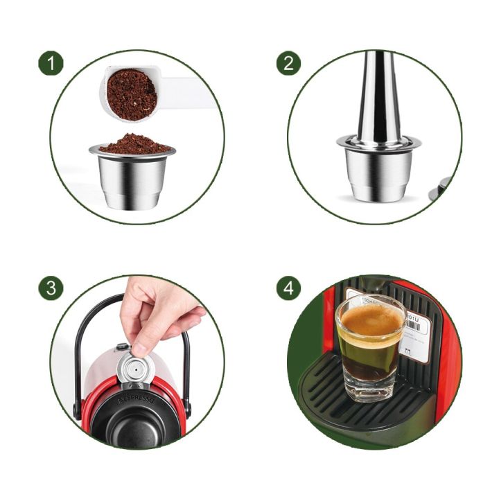 เครื่องอัดค้อนผงกาแฟเอสเปรสโซ่304สแตนเลสที่อัดกาแฟสำหรับแคปซูลเนสเพรสโซกาแฟ-dolce-gusto-amp-portafilter