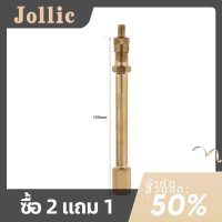 Jollic วาล์วยางก้านทองเหลืองยางวาล์วขยายตรงเจาะสำหรับรถจักรยานยนต์รถ