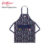 Cath Kidston Easy Adjust Apron Artist Curator Navy ผ้ากันเปื้อน ผ้ากันเปื้อนสีกรมท่า ผ้ากันเปื้อนแคทคิดสตัน