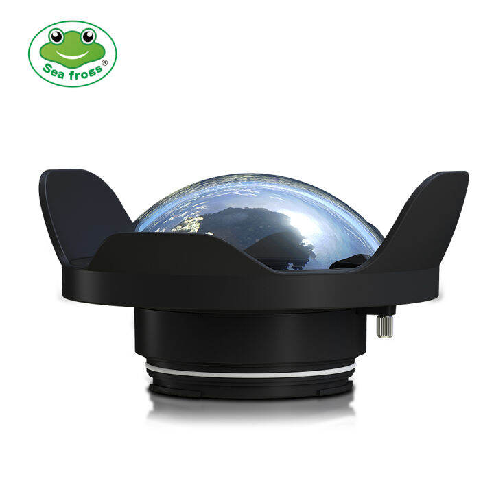 seafrogs-wa005-b-6นิ้ว-fisheye-แห้งมุมกว้างโดมพอร์ตสำหรับ-canon-sony-กล้องถ่ายภาพกรณี-90x40มิลลิเมตร