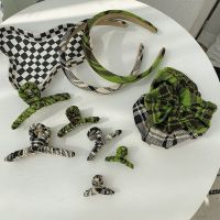 [COD] Striped headband hair accessories wholesale 2022 new summer Korean simple ring green geometric high-end headwear