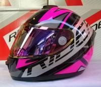 หมวกกันน็อคเต็มใบ Rider​ Vortex​ Spark Pink by JTM RIDERS