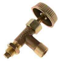 High Pressure Propane Regulator - for Propane Tank Gas Grill - Horizontal Brass Female Gas Ball Valve Connector