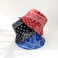 หมวกบักเก็ต ลายBandana  cotton100% สามารถใส่ได้2ด้าน AA25