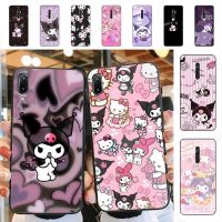 {Taoyitao} เคส Hello Kitty Kuromi โทรศัพท์ครอบครัวเมโลดี้ของฉันเคสสำหรับ Vivo Y91C Y11 17 19 67 81 Oppo A9 2020 Realme C3 Funda