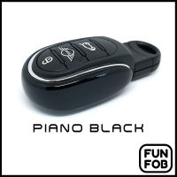 กรอบกุญแจโลหะเข้ารูปแต่ง แบบ Slim ลาย ดำเงา​​​​​​​ (Piano Black) [สำหรับ Gen3 NEW MINI รุ่น F54/F55/F56/F57/F60] [สินค้าพร้อมส่ง]