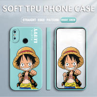 เคสโทรศัพท์ เคส Xiaomi 8 Case Luffy สแควร์ซอฟต์ซิลิคอนฟูลเฮาส์ ป้องกันการกระแทก ฝาหลังยางกันกระแทก สำหรับเด็กชายเด็กหญิง