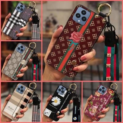 Wrist Strap New Arrival Phone Case For TCL T-Mobile Revvl6/T Phone Lanyard Soft silicone Fashion Design Wristband New