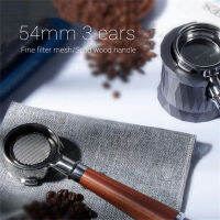 Cafe Filter Breville เครื่องชงกาแฟอุปกรณ์เสริม54มม. Bottomless Portafilter Steam Coffee สแตนเลสด้ามไม้ Reusable