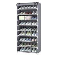 (มีหลายแบบ)  HOMMY ชั้นวางรองเท้า 10 ชั้น DIY ( ขนาด 60 x 160 x 30 ) (ปรับได้) Shoes Rack - K