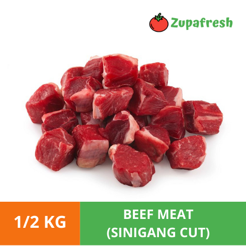 BEEF MEAT SINIGANG CUT (1/2 KG) Zupafresh Meat Lazada PH
