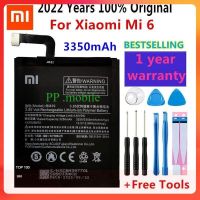 Original แบตเตอรี่ Xiaomi Mi 6 Mi6 แบตเตอรี่โทรศัพท์ BM39 ความจุสูง Xiaomi โทรศัพท์แบตเตอรี่ 3350MAh + ฟรีเครื่องมือโทรศัพท์