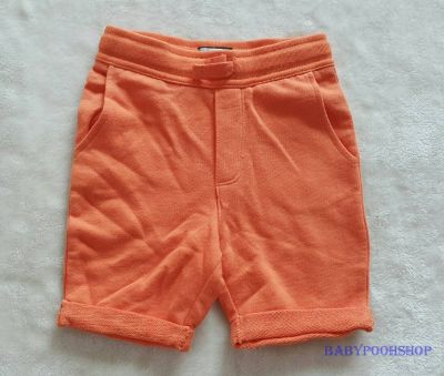 OSHKOSH : กางเกง ขาสั้น ผ้า cotton ยืด สีส้ม (งานแท้ขีดป้าย)