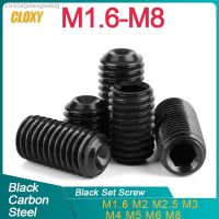 ✇ 20/ 10/ 5/ 2pcs M1.6 M2 M2.5 M3 M4 M5 M6 M8 Grade 12.9 Carbon Steel Alloy Steel Hex Socket Set Screws Grub Screw DIN916