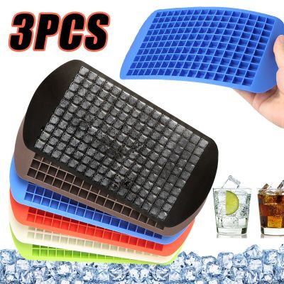 160 Grid 1*1CM Mini Silicone Ice Tray Ice Cubes Crushed Ice Silicone Molds Collapsible Molds Ice Maker Silicone Molds Ice Maker Ice Cream Moulds