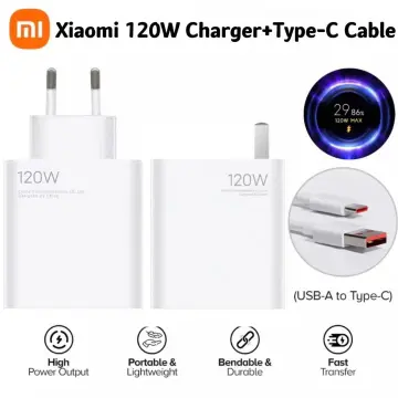 Genuine Xiaomi 12T Pro Charger 120W Fast Gan Turbo HyperCharge