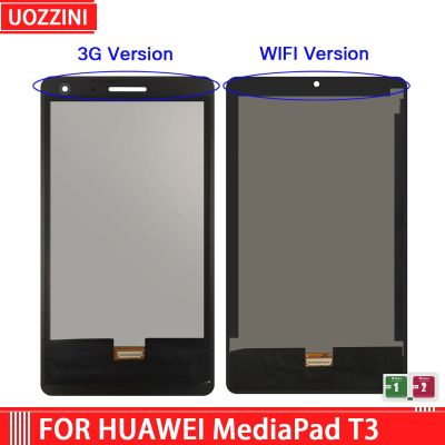 จอ LCD ขนาด7.0นิ้วเหมาะสำหรับ Huawei Mediapad T3 7.0 3G / BG2-W09 BG2-U03 BG2-U01หน้าจอสัมผัสประกอบสำหรับ Huawei T3 7 3G