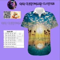 Sunsets Reflection 2023 Summer and Autumn Hawaiian Shirt High Quality, Unisex, Size S-3XL