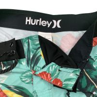 NEW HURLEY กางเกงขาสั้นผ้ายืดกันน้ําสําหรับผู้ชาย