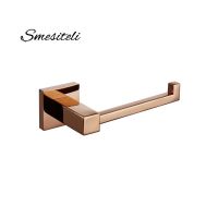 [HOT TAIOPXKWLGLW 585] Smesiteli อุปกรณ์ห้องน้ำทองเหลืองสไตล์สแควร์ Rose Gold/ สีดำ Washroom กระดาษชำระม้วนผู้ถือเนื้อเยื่อแขวนติดผนัง