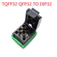 TQFP32 QFP32 TO DIP32 IC Programmer Adapter Chip Test Socket Burning Seat Integrated Circuits