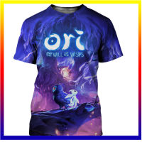 ใหม่ Ori และวิเศษเสื้อยืดการ์ตูนเกม 3D พิมพ์ Street Wear ผู้ชายแฟชั่นผู้หญิงบวกขนาดเสื้อเด็กเสื้อยืด XS-5XL