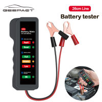 Geepact Car Battery Tester 12V รถเครื่องทดสอบแบตเตอรี่ Digital เครื่องกำเนิดไฟฟ้ากระแสสลับเครื่องวิเคราะห์