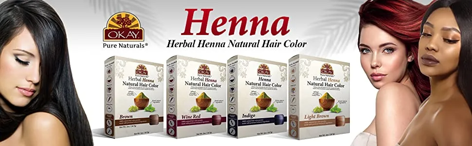 PRE-ORDER] OKAY Herbal Henna Hair Color Indigo For All Hair Types &  Textures Rich, Vibrant Color Made with Premium Botanical Ingredients For  Women and Men 2 oz (ETA: 2023-03-15) | Lazada