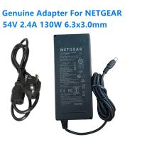 ของแท้สำหรับ NETGEAR 54V 2.4A ที่ชาร์จสวิทช์ POE 130W 129.6W ADS-150DK-48-1 540130E 332-11546-01แหล่งกระจายไฟ AC อะแดปเตอร์ DC