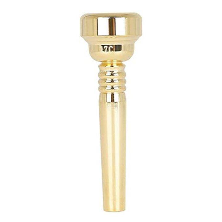 Trumpet Mouthpiece 17C GoldPlated Medium Wide Rim Part for Lazada PH