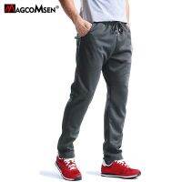 MAGCOMSEN Mens Gyms Sweatpants Drawstring Zipper Pockets Track Pants for Workout Training Jogging