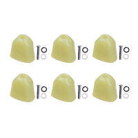 6PCS Tuning Peg Caps ขัดเงาปุ่มจูนเนอร์ปุ่ม Cap String ลูกบิดจับด้วยสกรูเครื่องซักผ้าสำหรับอะคูสติกและกีตาร์ไฟฟ้า-ZOK STORE