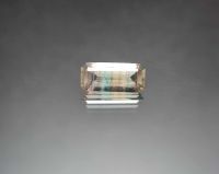 หินเรนโบว์ ฟลูออไรต์ (Rainbow Fluorite Slice With Natural Edge) " หินแห่งความฉลาด "  น้ำหนัก 01.26 ct ขนาด4.4x3.1x10 mm พลอยแท้ 100% เนื้อดี ราคาถูก