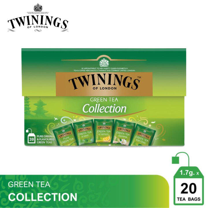 Twinings Green Tea Collection (20 Tea Bags) Lazada