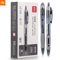 Xiaomi Youpin deli Office Gel Pen 0.5mm Blue Black Red Gel Ink Pens Fast Dry Smooth Ink Writing Tools Stationery