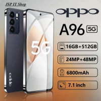 พร้อมส่งในไทย OPP0 A96  5G จอ 7.1 นิ้วรองรับแอพธนาคาร ไลน์ ยูทูป รองรับ2ซิมSmartphone4G/5G แรม16GBรอม512GBโทรศัพท์ถูกๆAndroid12.0มือถือMobilephone ส่งฟรี มือถือราคาถูกๆโทรศัพท์สำหรับเล่นเกม อุปกรณ์ครบ สินค้าใหม่ พร้อมส่งในไทยมีเก็บปลายทาง